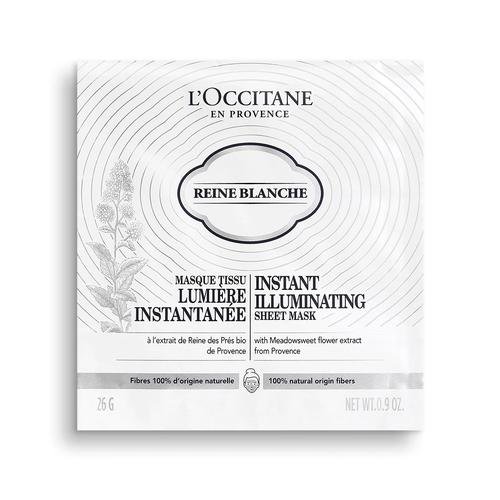 L’occitane Reine Blanche Instant Illuminating Sheet Mask - Reine Blanche Anında Aydınlatıcı Kağıt Maske