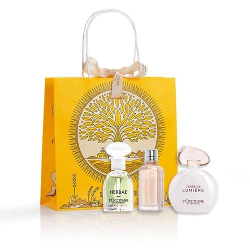 L’occitane L'Occitane Floral Parfume Gift Set - Özel Çiçeksi Mini Parfüm Hediye Seti