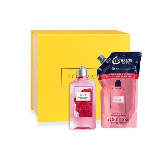 L’occitane Rose Shower Gel & Eco-Refill Duo - Gül Duş Jeli & Eko-Yedek İkilisi